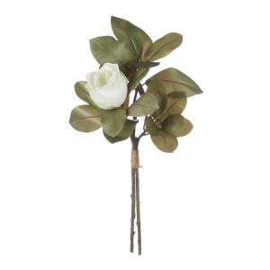 Rogue Magnolia Grandiflora Mix Bouquet White & Green 35x35x83cm