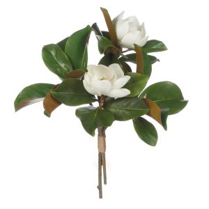 Rogue Magnolia Mix Bouquet White & Green 40x40x69cm