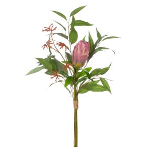 Rogue Protea Kangaroo Paw Mix Bouquet Pink & Orange 49x49x90cm