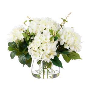 Rogue Hydrangea Lush Leaf-Classic Bowl White 54x49x40cm