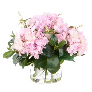 Rogue Hydrangea Lush Leaf-Classic Bowl Pink 54x49x40cm