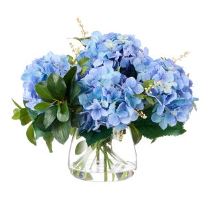 Rogue Hydrangea Lush Leaf-Classic Bowl Blue 54x49x40cm