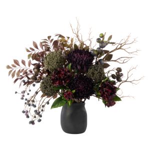 Rogue Chrysanthemum Fig Garden Mix Small Maliah Pot Purple 76x63x66cm