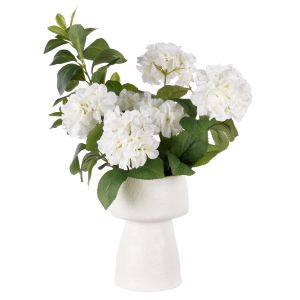 Rogue Hydrangea Mix - Kensington Planter White 60x45x55cm