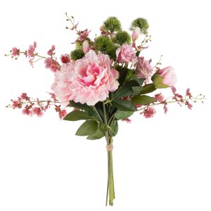 Rogue Peony Orchid Bouquet Pink 46x53x72cm