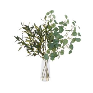 Rogue Olive Eucalyptus Mix - Alana Vase Green 76x70x59cm