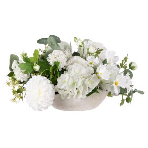 Rogue Cosmos Garden Mix - Lorient Bowl White 59x43x28cm