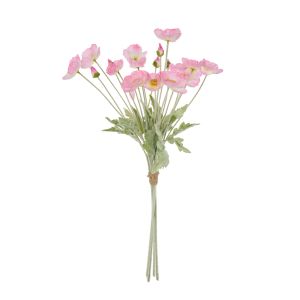 Rogue Poppy Bunch Mid Pink 16x24x60cm