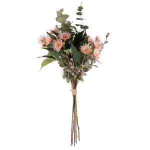 Rogue Eucalyptus Flowering Bouquet Pink 46x38x73cm