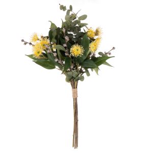 Rogue Eucalyptus Flowering Bouquet Yellow 46x38x73cm