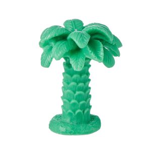 Emporium Palm Tree Unscented Candle Green 14x14x17.5cm