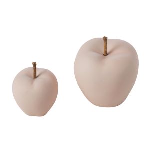 Emporium Ceramic Apple Set/2 Pink 10x10x12cm