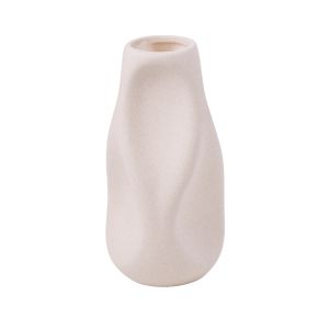 Emporium Organic Ceramic Vessel Beige 10x10x20.5cm