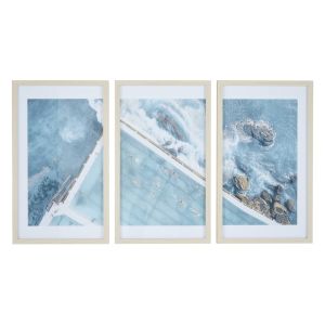 Emporium Ocean View Wall Art Set 3pcs Set Multi-Colour 26.5x7.5x45cm