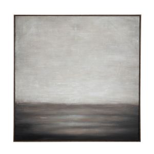 Amalfi Dawn Hand Painted Wall Art Brown 100x4.5x100cm