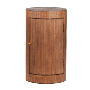 Grand Designs Lennox Side Table Walnut 35x35x61.5cm