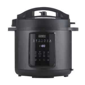 MasterPro 12-in-1 6L Digital Multi Cooker Black 34x31x35cm