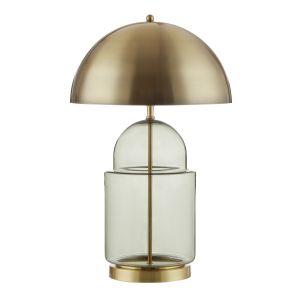 Amalfi Walter Domed Table Lamp Green 35x35x56cm