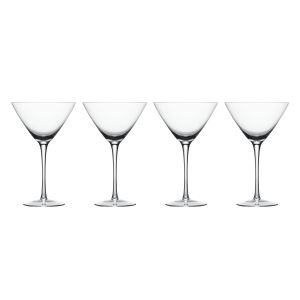 Davis & Waddell Ascot Martini Glasses 4pcs Set Clear 310ml/12x12x19cm