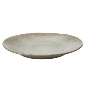 Grand Designs Dusk Stoneware Round Platter Cream & Brown 27x27x3.2cm