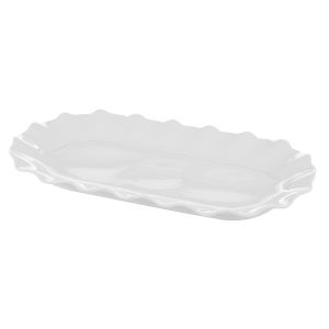 Society Home Macy Porcelain Oval Platter White 19.3x35.2x3.2cm