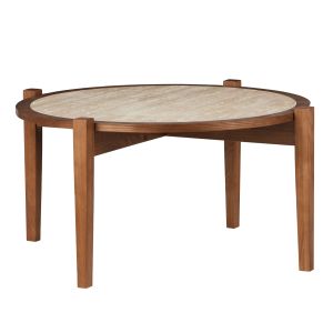 Academy Lewis Coffee Table Walnut 90x90x45cm