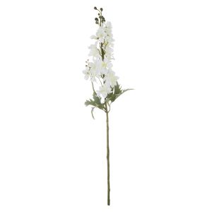 Rogue Delphinium Stem White 81x21x17cm