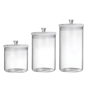 Davis & Waddell Carlton Canister 3pcs Set Clear