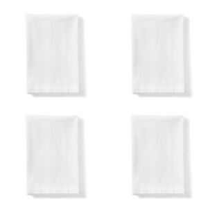 Amalfi Sorrento Liveable Linen Napkins 4pcs Set White 45x45x1cm