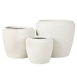 Rogue Vienna Planter 3pcs Set White 56x56x49cm