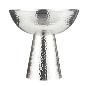 Rogue Pali Metal Footed Planter Silver 31x31x31cm