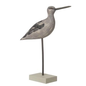Society Home Cyril Bird Sculpture Large Grey 6.5x26x29cm