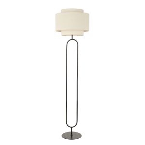 Amalfi Harvey Floor Lamp Black 45x45x165cm