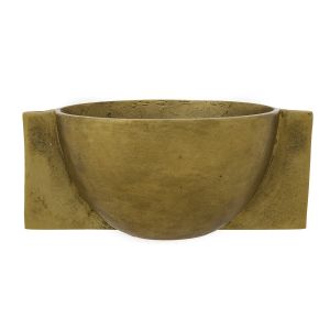 Amalfi Charlie Decorative Bowl Antique Gold 24x24x10cm