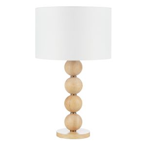 Amalfi Terrance Wood Table Lamp Natural 33x33x58cm