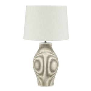 Amalfi Tacito Ceramic Table Lamp Beige 32x32x55cm
