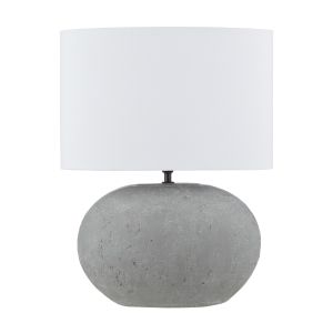 Amalfi Tiras Ceramic Table Lamp Grey 18x39x49cm