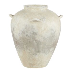 Amalfi Inga Ceramic Vase Aged Walnut 28x28x34cm