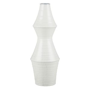 Amalfi Alma Ceramic Vase Light Grey 20x20x54cm