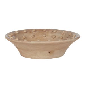 Amalfi Barton Wooden Bowl Natural 30x30x8cm