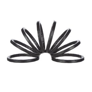 Amalfi Slinky Sculpture Black 12.5x28x15cm