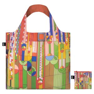 LOQI Frank Lloyd Wright Saguaro Forms Bag Monochrome 50x42cm