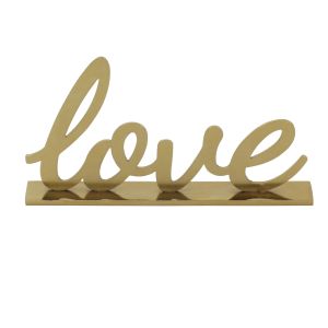 Amalfi Love Like That Sculpture Gold 14.5x2.5x8cm