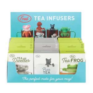 Fred Tea Infuser Countertop Display Only White 25.6x19.4x21.7cm