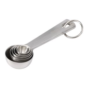 SVNA Premium Stainless Steel Measuring Spoon Set 12.8x3.9x2.5cm