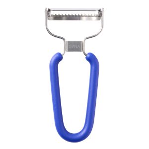 SVNA Stainless Steel Blade Y Julienne Peeler Blue 12.5x6x1.5cm