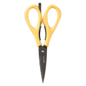 SVNA Stainless Steel Titanium Kitchen Scissors Yellow 23.5x10.5x1cm