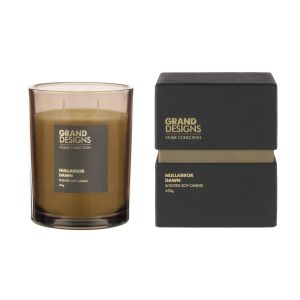 Grand Designs Nullarbor Dawn Scented Candle 450g Black 10x10x12cm