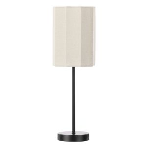 Amalfi Tier Table Lamp Natural & Black 16x16x50cm