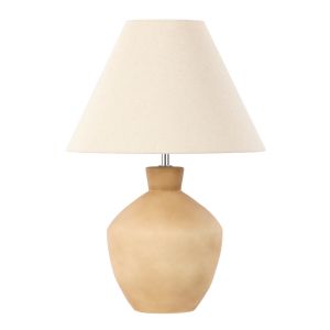 Amalfi Corby Table Lamp Rust & Natural 36x36x52cm